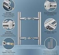 Amazon.com: Ranbo Brushed 6" (CTC) Back to Back Shower Door ...