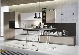 Snaidero frame kitchen cabinets is kept distinctly modern with a recessed handle that exudes charm and timeless appeal #snaiderousa | iosa ghini design. First Snaidero Kitchen Milia Shop