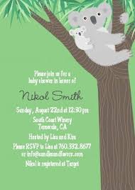 Koala Bear Baby Shower Invitations Baby Bear Baby Shower Bear Baby Shower Theme Baby Shower