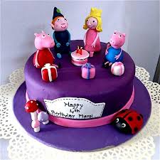Birthday Cake Flavours List With Images Cartoon Cake Piggy Birthday Family Online Cake Delivery Cake Cartoon Cake