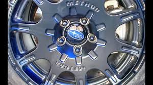 These method mr502 wheels are featured in titanium, black, bronze and are sure to make your ride stand out! 2018 Crosstrek Center Caps For The Method Race Wheels Youtube