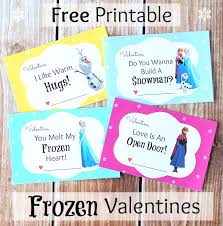 Check spelling or type a new query. Free Printable Disney Frozen Valentine S Day Cards Thesuburbanmom