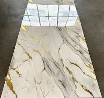 3mm Marble Design Pvc UV Board para Casa Decoração Interior UV Marble Sheet