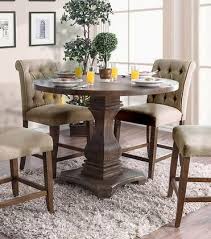 Modern rustic counter height round dining table. Furniture Of America Dining Table Cm3840arpttable Antique Oak Counter Height Dining Room Tables Round Counter Height Table Counter Height Table
