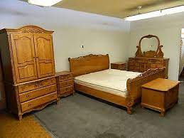 Surewood Summit Furniture Mfgs Solid Oak Bedroom Set American Made Free Del Oak Bedroom Furniture Oak Bedroom Furniture Sets Bedroom Furniture For Sale