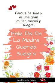 Feliz día madre mía, siempre estaré cuando tú más me necesites, así como tú lo hiciste conmigo. Feliz Dia De La Madre Suegra Regalos Para Mama Dedicatoria Dia Especial Cuaderno De Notas Publishing Jonathan S Burkett 9781070836041 Amazon Com Books