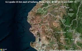 Si deseas estar preparado en caso de sismos,. Fuerte Terremoto Magnitud 6 2 6 2 Km E Of Sullana Piura Peru Viernes 30 Jul 2021 136 Reportes De Los Usuarios Volcanodiscovery