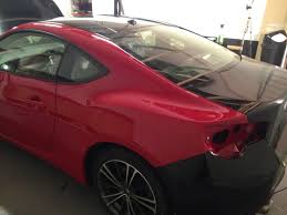 Toyota Gt 86 Colour Change Red From Black Vinyl Arlon Vehicle Wrapping Wrap Your Car Car Wrap Arlon