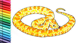 Check spelling or type a new query. Snake Coloring Pages For Kids Drawing And Learning Colors With Wild Animals Snake Youtube