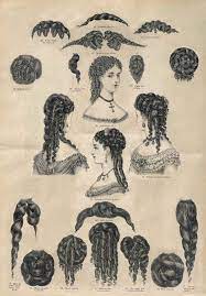 Coiffure Sobre 1860 Coiffures Historiques Coiffures Retro Histoire De La Mode