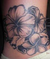 Black Ink Hibiscus Tattoo Hibiscus Flower Tattoos Flower Tattoo On Ankle Hibiscus Tattoo Tattoos For Women Flowers