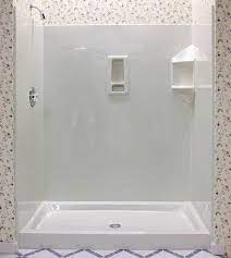 Others come in several pieces, requiring you to connect the walls. Shower Pan Installation How To Install A Fiberglass Shower Base Homeadvisor