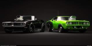 68 Pontiac Firebird Vs 71 Plymouth Hemi Cuda Muscle Cars New Car Wallpaper Car Wallpapers