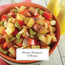 Potatoes o brien breakfast casserole. Potatoes O Brien Crispy Breakfast Potatoes W Bell Pepper Onion