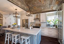 dark wood ceiling inset contrasts white