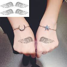 1001 tattoo fuss ideen stilvoll im trend bleiben tattoos. Wasserdicht Temporare Tatowierung Aufkleber Flugel Feder Kleine Element Gefalschte Tatto Flash Tatoo Hand Arm Brust Kunst Fur Kinder Manner Frauen Temporary Tattoos Aliexpress