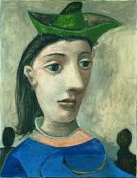 Picasso, Mujer con sombrero verde, 1939
