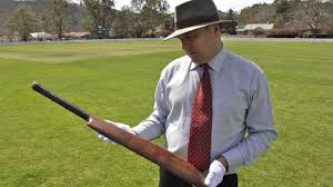 Bradman S First Cricket Bat The Most Iconic Object In The Collection At The Bradman Museum In Bowral Southern Highlands Nsw Cricket David Wells Cricket Bat