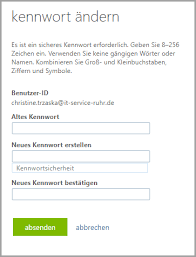 Spotauditor erholt outlook und unter anmeldeinformationen geben sie ihr neues passwort in das feld kennwort ein und klicken. Kennwort In Microsoft 365 Andern It Service Ruhr