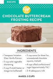 Easy Chocolate Buttercream Frosting With Video Recipe Chocolate Frosting Recipes Frosting Recipes Chocolate Buttercream Frosting Recipe