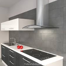 This kitchen hood photo has a lot of browns: Futuro Futuro 36 Moon Crystal Wall Range Hood