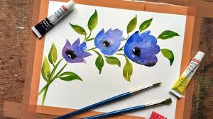 Maybe you would like to learn more about one of these? Simple And Easy Flower Painting Beginners Watercolor Youtube
