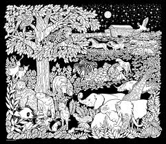 Noah S Night Sky Velvet Coloring Poster Detailed Coloring Pages Animal Coloring Pages Coloring Pages