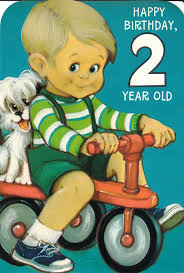 2nd Birthday Happy Birthday Wishes For 2 Year Old Boy This Vintage Card Is Used And Dates Back To The 1960s It Is Signed Inside It Measures Appro Old Birthday Cards Vintage Birthday Cards Birthday Cards For Boys