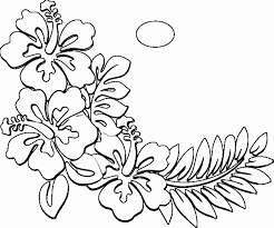 Hawaiian Flower Coloring Page Beautiful Coloring Pages About Hawaii Coloring Home Printable Flower Coloring Pages Flower Coloring Pages Rose Coloring Pages