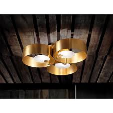 How about updating your kitchen ceiling lights with some stylish recessed, flush lights or spotlights? Masiero Sound Flush Ceiling Light Brushed Gold Lighting Deluxe