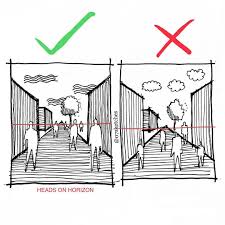 Perspective Architectural Drawing Tip For Shorter Person Or Children Architecture Drawing Art Perspective Drawing Architecture Perspective Drawing Lessons