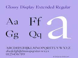 Download Glossy Display Font Glossydisplayextended Regular Font Glossy Display Extended Font Glossy Display Extended Regular Font Glossydisplayextended Regular Version 1 0 Wf Rip Dc20180525 Font Otf Font Uncategorized Font Fontke Com