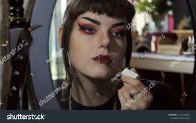 Teen Girl 18 Goth Punk Style Stock Photo 1716019006