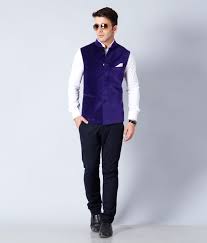 My Blue Nehru Jacket Indian Groom Wear Nehru Jackets Ethenic Wear