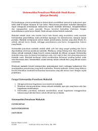 Penulisan karya ilmiah yang benar adalah. Struktur Penulisan Karya Tulis Ilmiah Berbagi Struktur