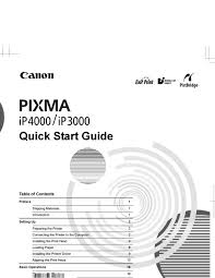 Canon pixma ip4000 printer drivers download for windows 10, win8.1, win8, windows 7, windows xp, windows vista , mac and linux. Canon Pixma Ip4000 Quick Start Manual Pdf Download Manualslib