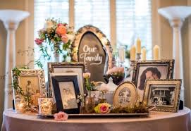 Cedarwood Wedding Trends Heritage Displays Wedding Photo Table Wedding Photo Display Wedding Reception Entrance