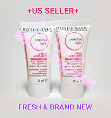 Bioderma Sensibio Light Cream Soothe Moisturise Protect 2x 15ml 0 5oz New Sealed In 2020 Bioderma Sensibio Bioderma Moisturizer