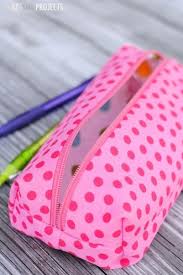 Basic Pencil Case Free Sewing Pattern Pencil Case Tutorial Sewing Basics Beginner Sewing Projects Easy
