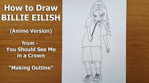 Japan anime is gaining more and more fans in american and european countries. How To Draw Billie Eilish Anime How To Images Collection