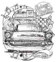 Please wait, the page is loading. 1955 Chevy At A Classic Diner Isaac Cordova Drawings Illustration Vehicles Transportation Automobiles Cars Chevrolet Artpal