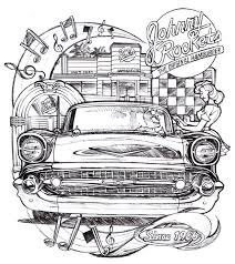 Please wait, the page is loading. 1955 Chevy At A Classic Diner Isaac Cordova Drawings Illustration Vehicles Transportation Automobiles Cars Chevrolet Artpal