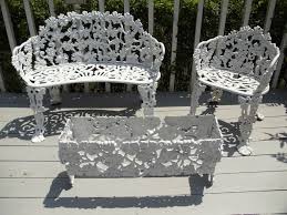 Cast Iron Grapes Vines Furniture Set Cast Iron Patio Furniture Iron Patio Furniture Wrought Iron Furniture