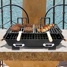It's great for tailgating, camping, or treating family and friends to a cookout on the patio. Marsh Allen Cast Iron Hibachi Tabletop Charcoal Bbq Grill Bbqguys