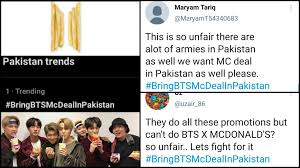 On monday, the fast food giant announced it will launch the bts meal starting may 26 in the u.s. Mcdonald S Collaborated With Bts For A Meal Pakistani Fans Are Not Calm Diva Magazine