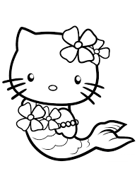 Ausmalbilder hello kitty malvorlagen hello kitty. Ausmalbilder Hello Kitty Meerjungfrau Besteausmalbilder De