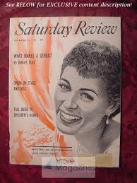 Saturday Review November 12 1955 ROBERTA PETERS THE MET OPERA Delbert Clark 