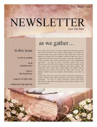 Free church templates microsoft word. Assembly Of God Newsletters Template Newsletter Templates