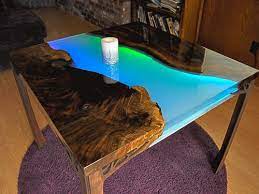Order an epoxy table or river table custom made just the way you want at cvcf. Glowing Led Resin River Table With Tutorial By Firepixie Lumberjocks Com Woodworking Community