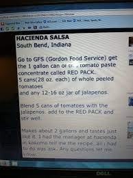 Tomasa was an excellent cook and had always dreamed of opening a restaurant. Hacienda Salsa Hacienda Salsa Recipe Salsa Hacienda